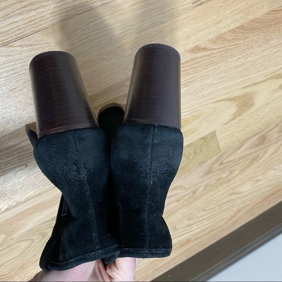 Splendid Suede Black Heel Boots Sz 11 Women’s - Picture 5 of 7